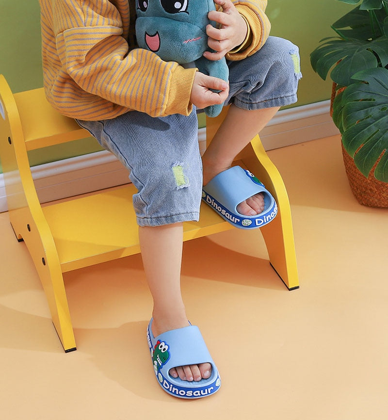 Antiskid Children's Slipper Dino Crocks