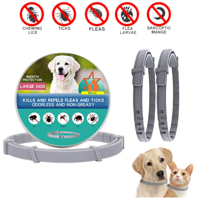 Extendable flea collar for pets