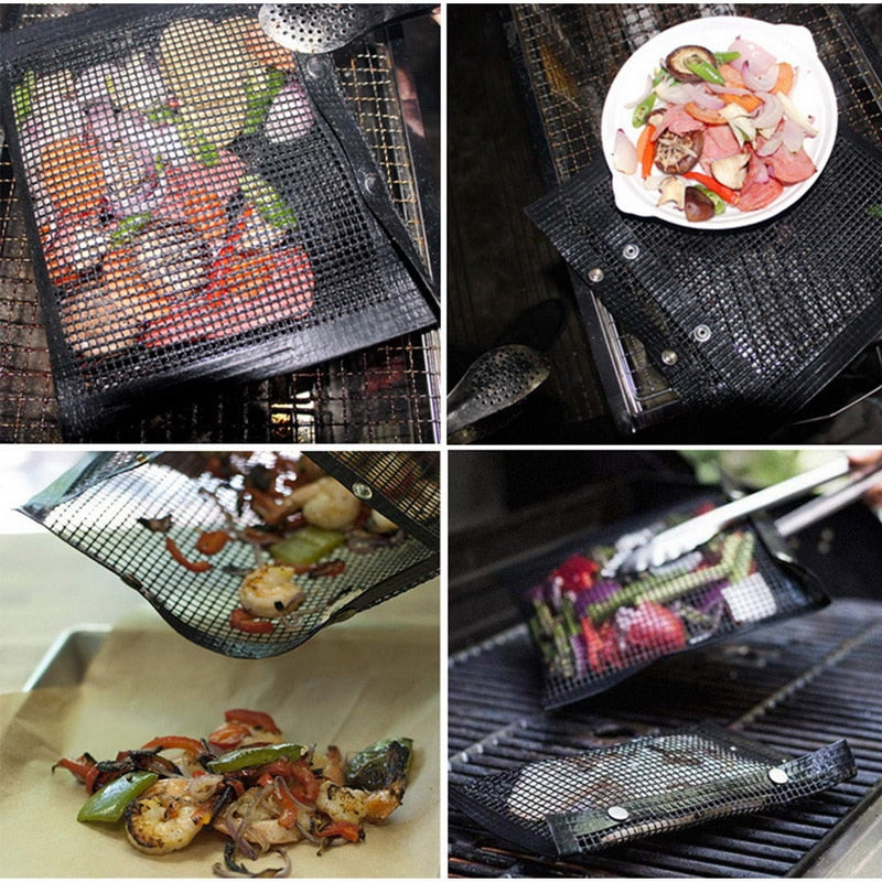 Reusable BBQ Grill Mesh Bag