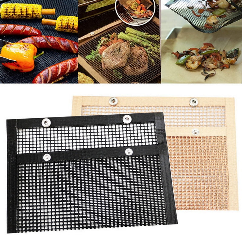 Reusable BBQ Grill Mesh Bag