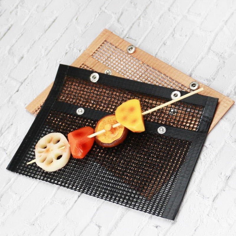 Reusable BBQ Grill Mesh Bag