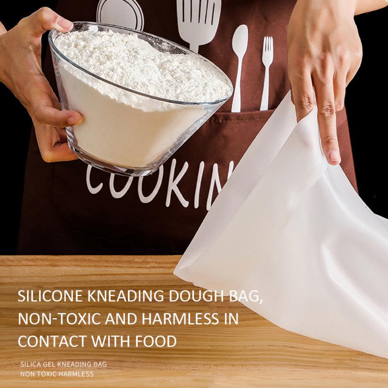 Soft Silicone Bag Flour Dough Mixer/Maker Set