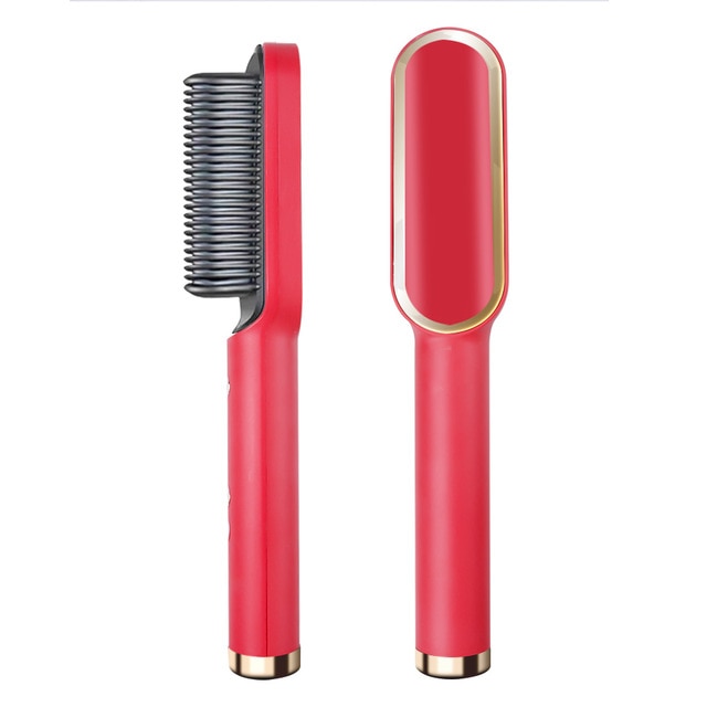 Hair Straightener Curling Brush