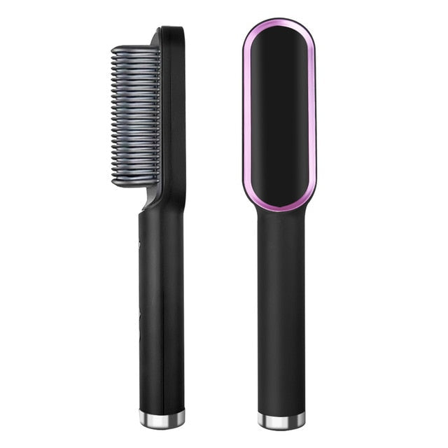 Hair straightener curler brush hotsell