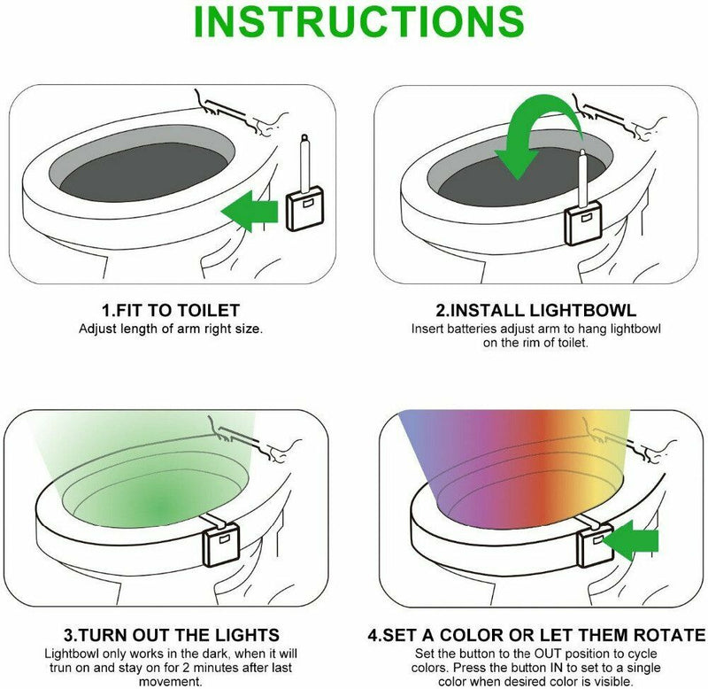 Toilet Seat Night Light