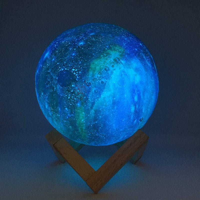 3D Printing Recharging Galaxy Lamp with Touch and Remote Control